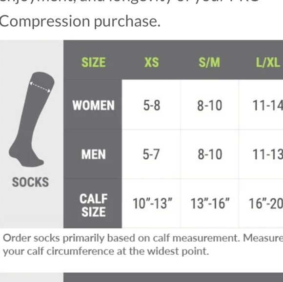 Woman Pro Compression Marathon Socks Small/Med - Picture 8 of 8